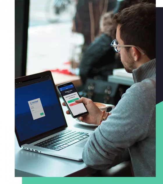 User Authentication Laptop Phone