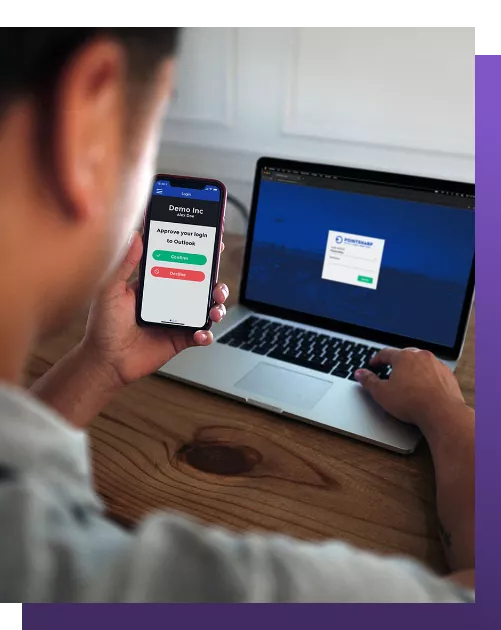 User doing a password reset
